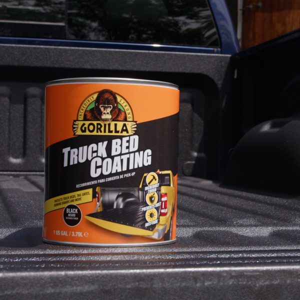 Truck Bed Liner Coating Pre-Mixed Ready to Apply, 1 Gallon Black - Durable Textured Protective Coating, Prevent Rust - Roll-On, Brush-On Application For Cheap - Image 2