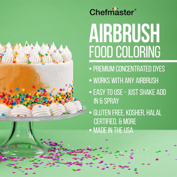 Chefmaster Liqua-Gel Cake Color Set - 8 Primary Colors in 0.64 fl. oz. (19ml) Bottles Hot on Sale - Image 3