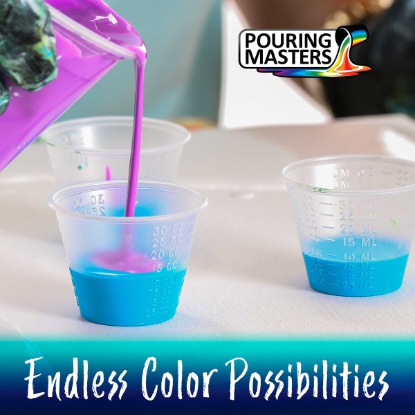 Forest Green Acrylic Ready to Pour Pouring Paint Premium 32-Ounce Pre-Mixed Water-Based - for Canvas, Wood, Paper, Crafts, Tile, Rocks and More For Cheap - Image 3