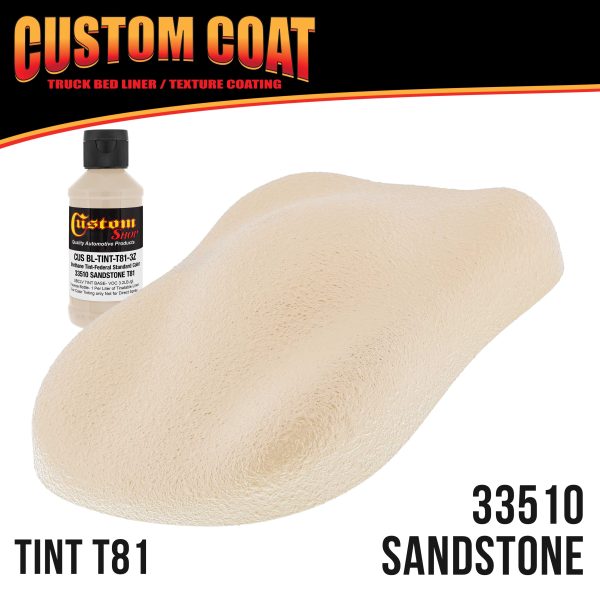 Federal Standard Color #33510 Sandstone T81 Urethane Spray-On Truck Bed Liner, 1 Gallon Kit with Spray Gun and Regulator - Textured Protective Coating Online - Image 2