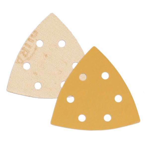 Triangle Mouse Sanding Sheets - 3000 Grit (Box of 18) - 6 Hole Pattern Hook & Loop Triangular Shaped Discs - Aluminum Oxide Sandpaper Sale - Image 3