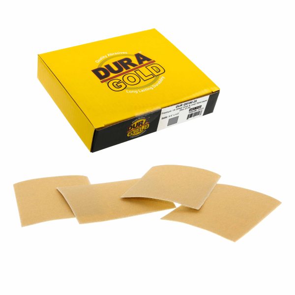 180 Grit - 1 4 Sheet Hook & Loop Sandpaper 5.5  x 4.5  - For Automotive & Wookworking Palm Sanders - Box of 25 Online