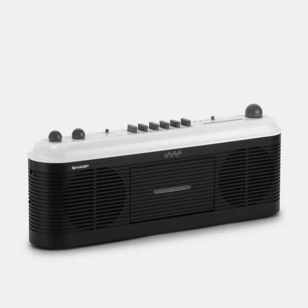 Sharp QT-F40 AM FM Stereo Boombox Cassette Recorder and Player For Discount